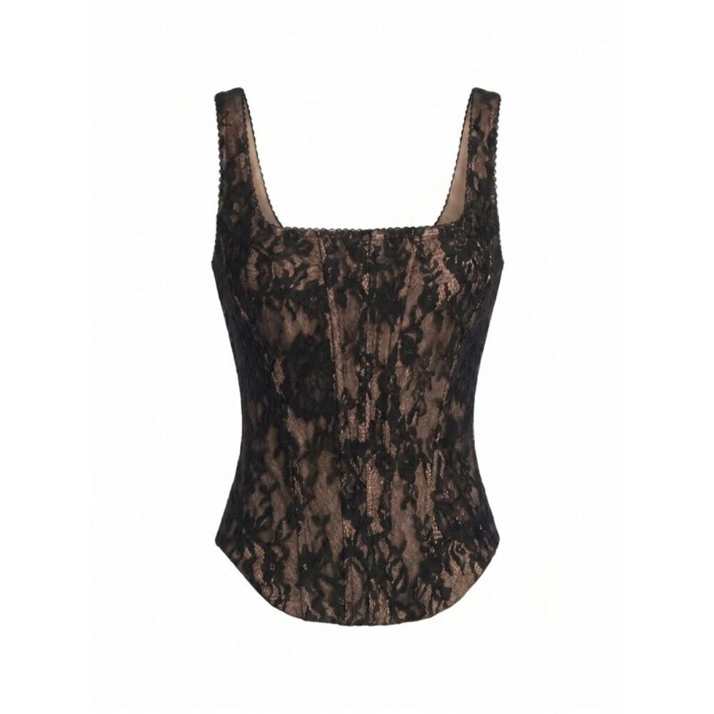 Self-Portrait Women Lace Corset Top